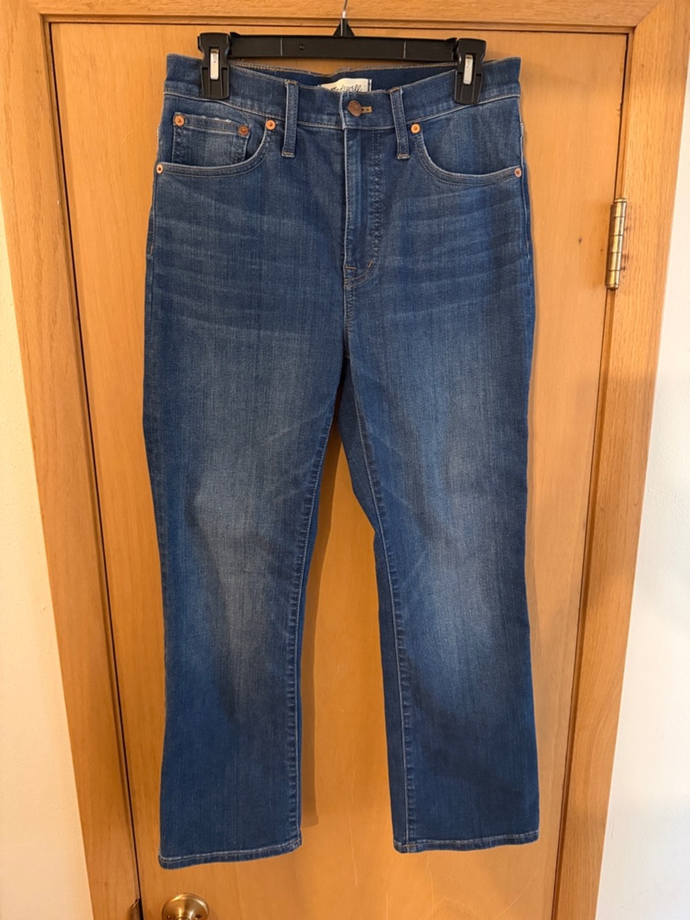 Madewell Women’s Cali Demi Boot Cut Jeans Denim Medium Wash Size 28